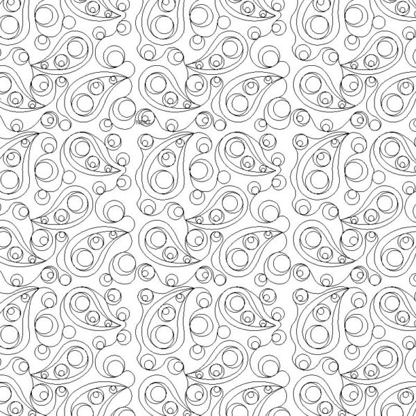 Modern Paisley – QUILTING BY DAVID